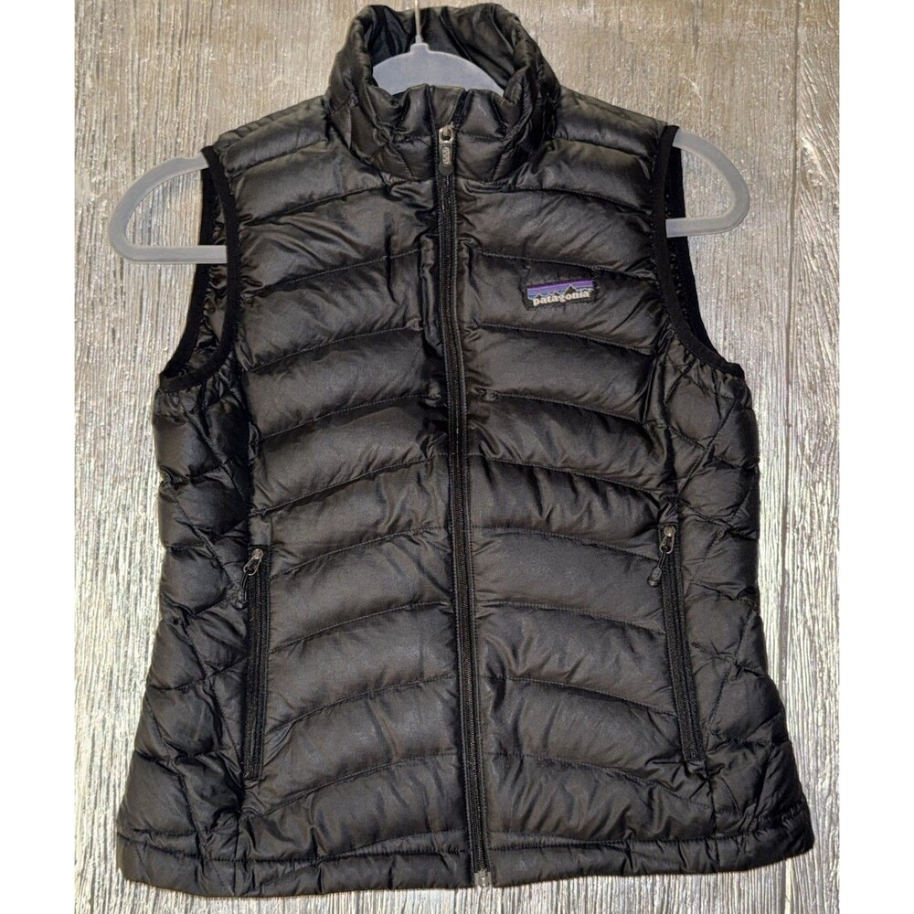 Patagonia Women’s XS Down Sweater Vest Black 84627 SP13 800 Fill Puffer